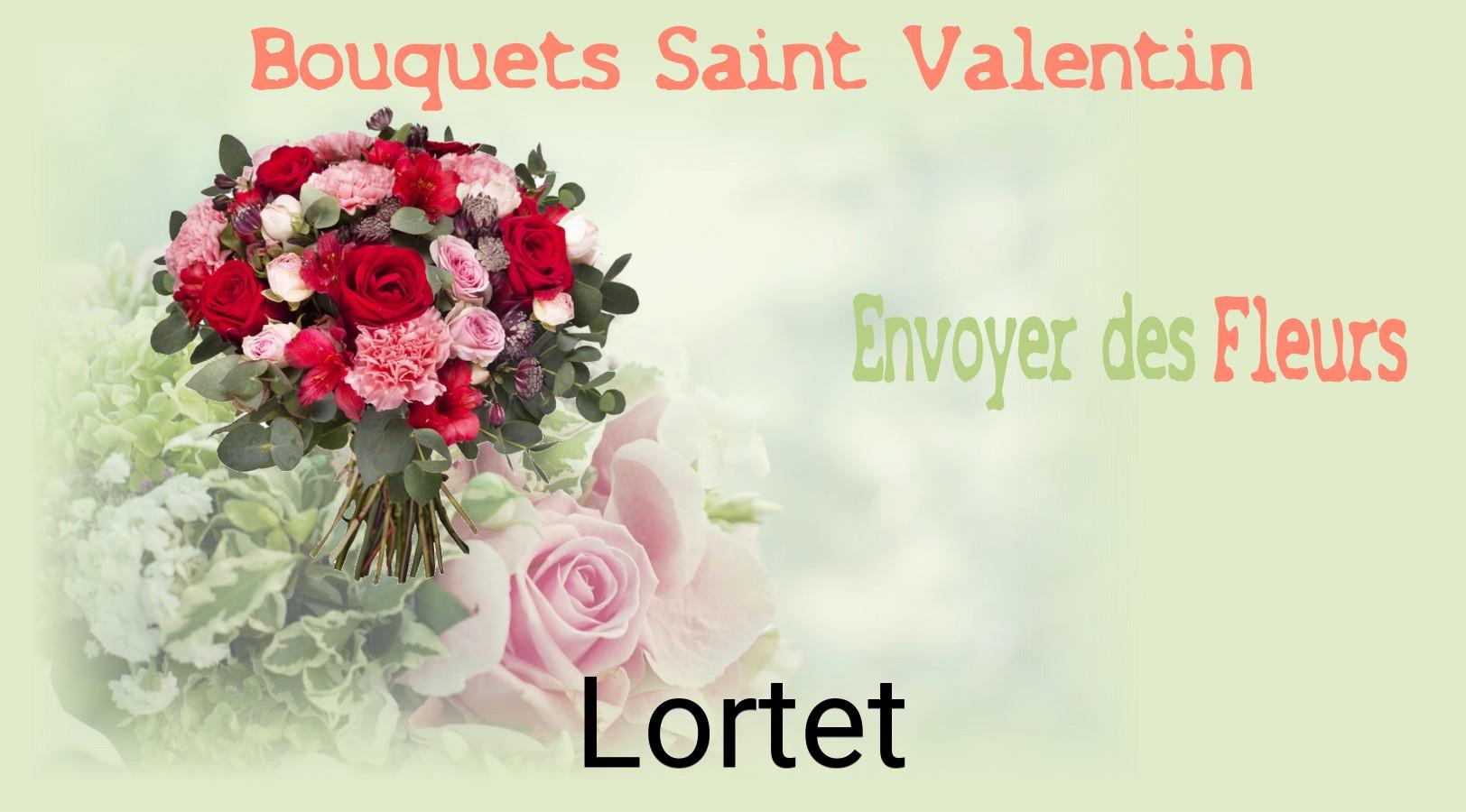 Roses de Saint-Valentin livrées à Lortet